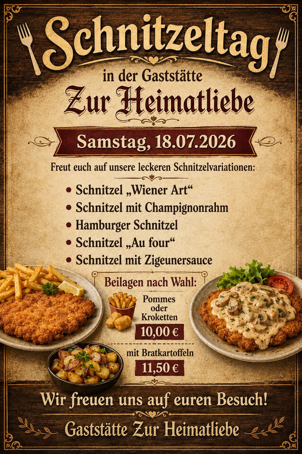 Schnitzeltag am 18.07.2026