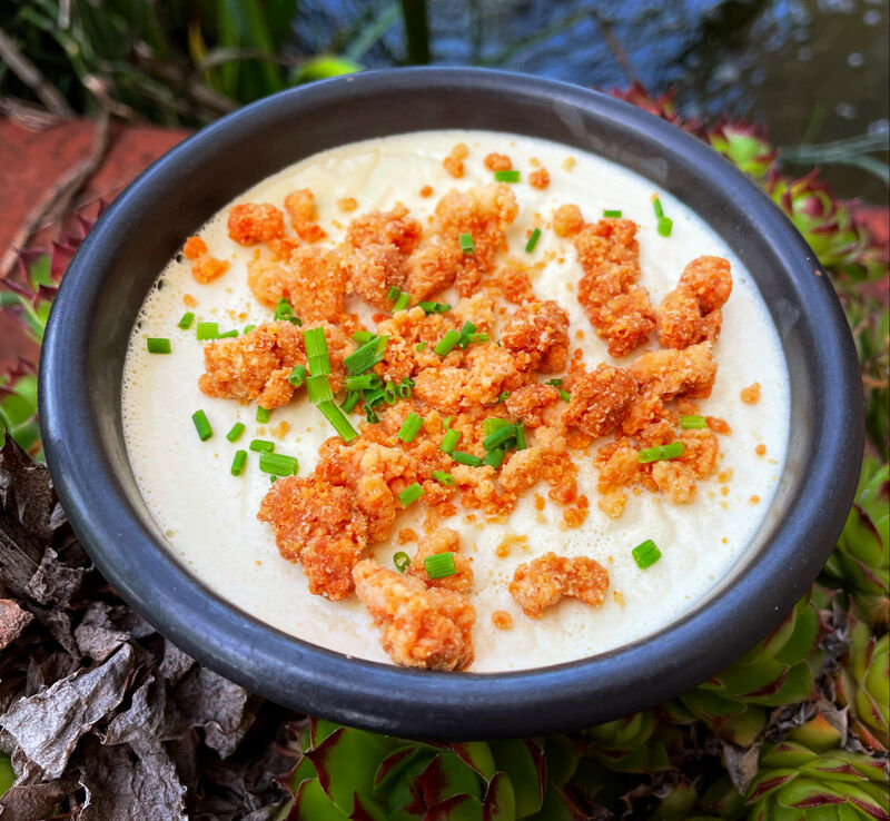 Crumble asperges & parmesan