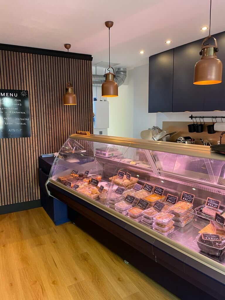 Vitrine plats à emporter