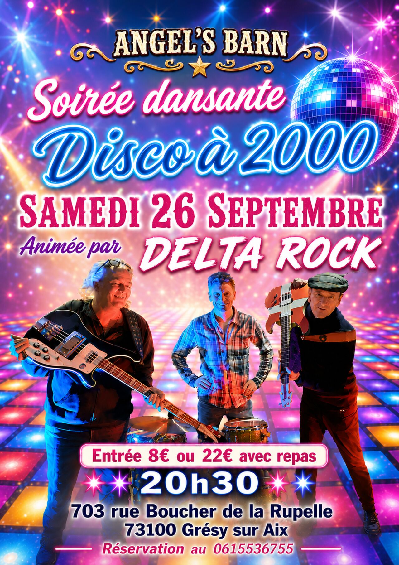 SAMEDI 26 SEPTEMBRE : SOIREE DANSANTE AVEC DELTAROCK