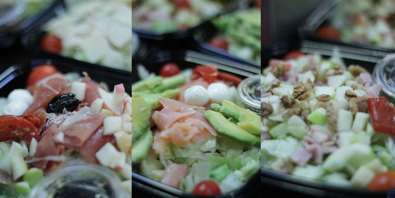 Des salades pour tous les goûts composées avec des produits frais
