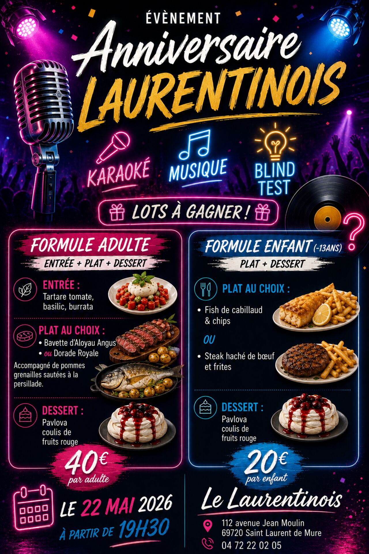 Soirée karaoké - blind test