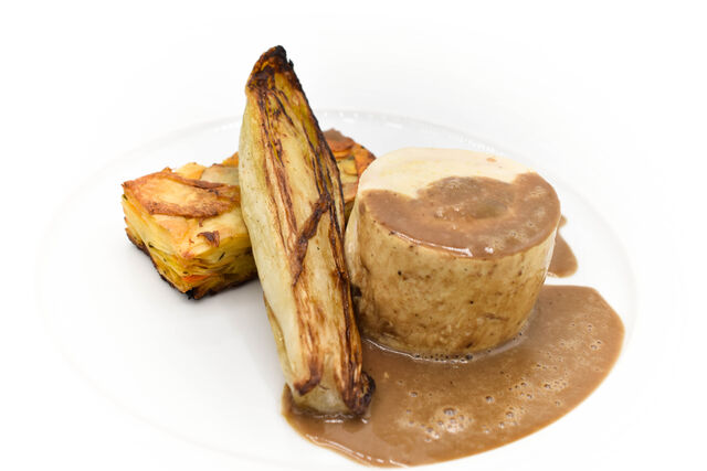 Médaillon de volaille aux éclats de châtaignes