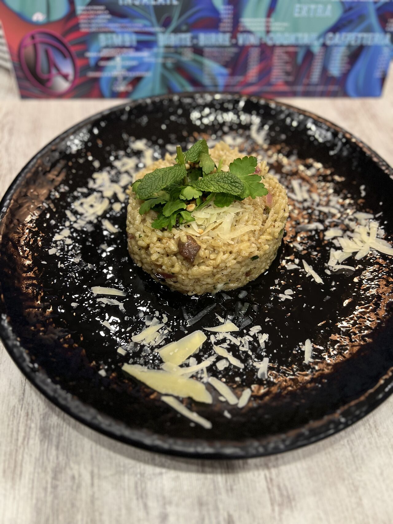 Risotto boletus (porcini) y parmesano