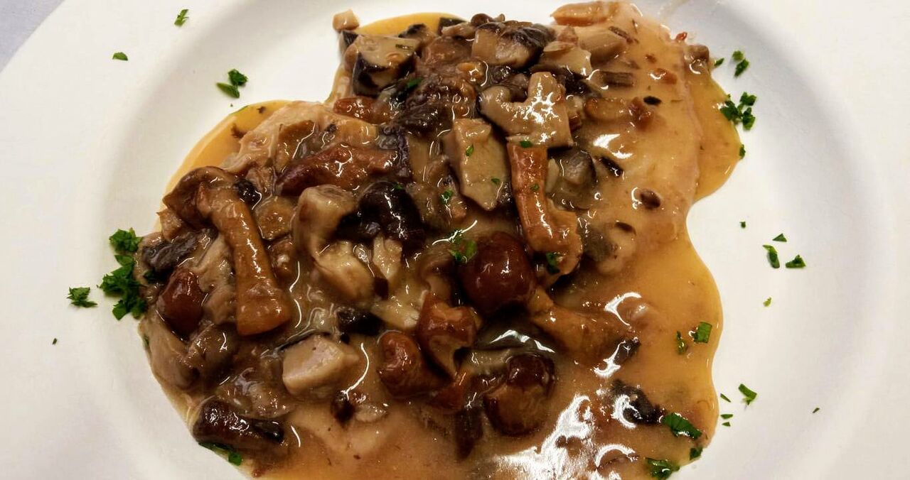 Filetto di manzo ai funghi misti 