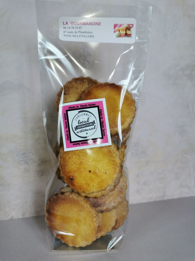 Sablés au sel de Guérande 140g. 4.60€
