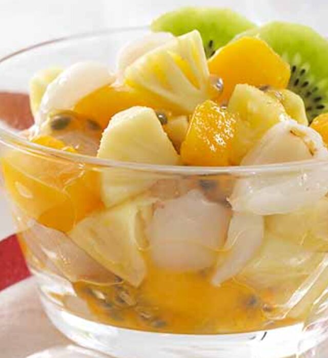 Salade de fruits.