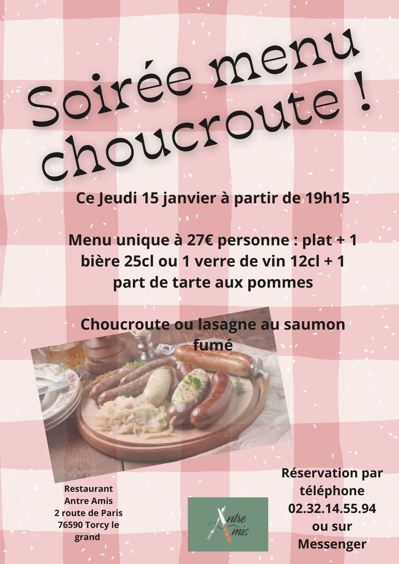 Soirée choucroute !