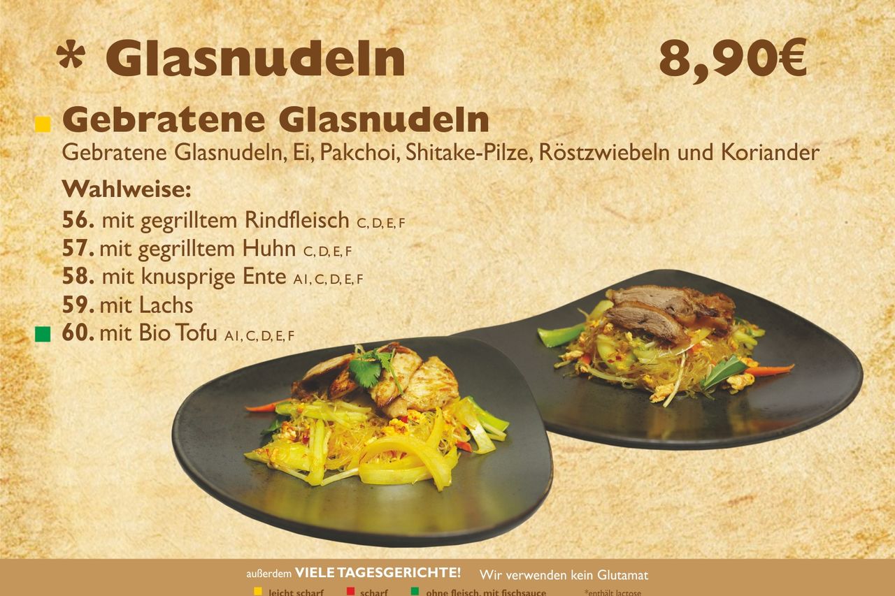 Gebratene Glasnudeln