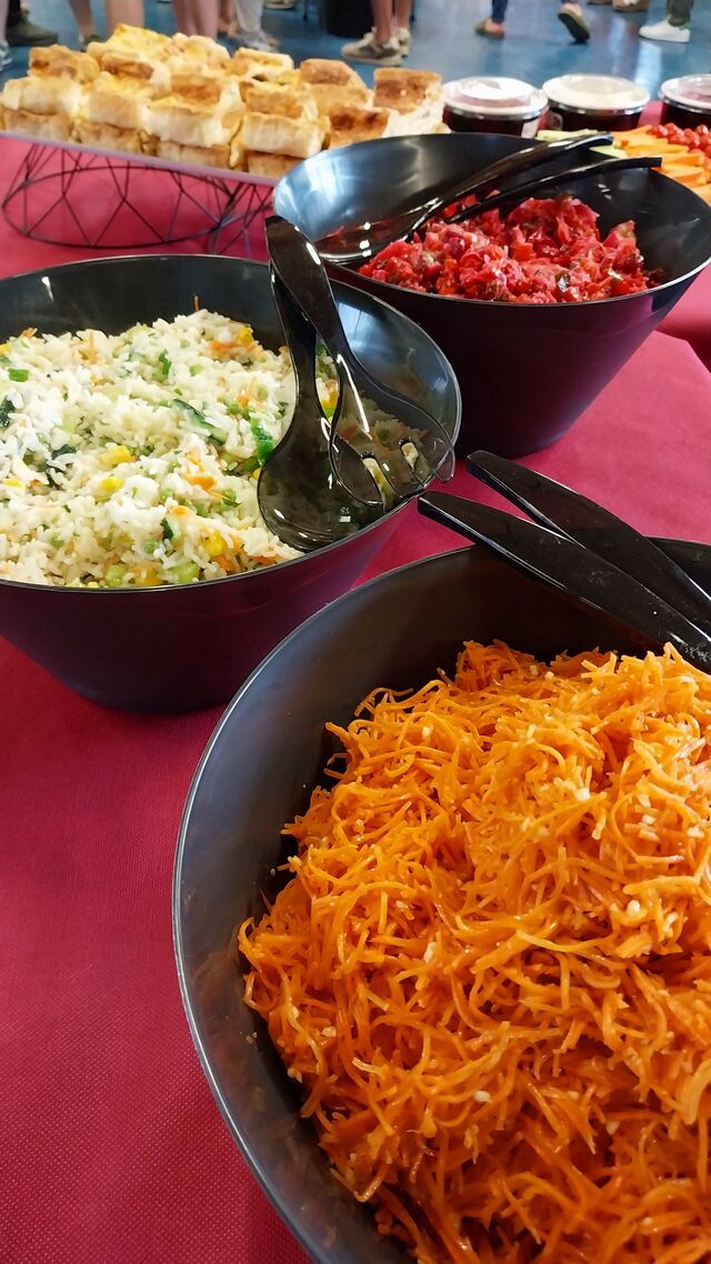 Buffet froid, fête du club de tennis d'Auriol, juin 2024