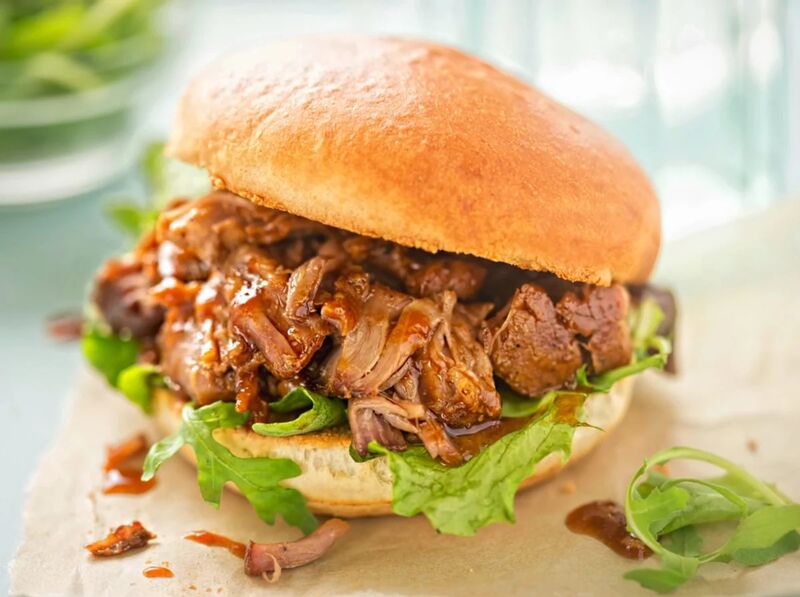 BURGER PULLED PORK 