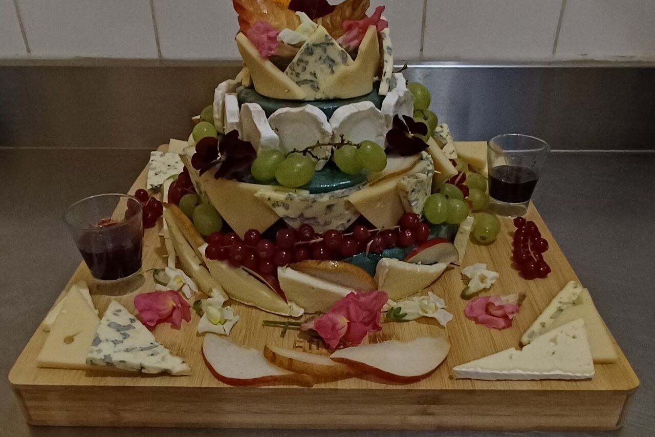 Piéce montée de fromage