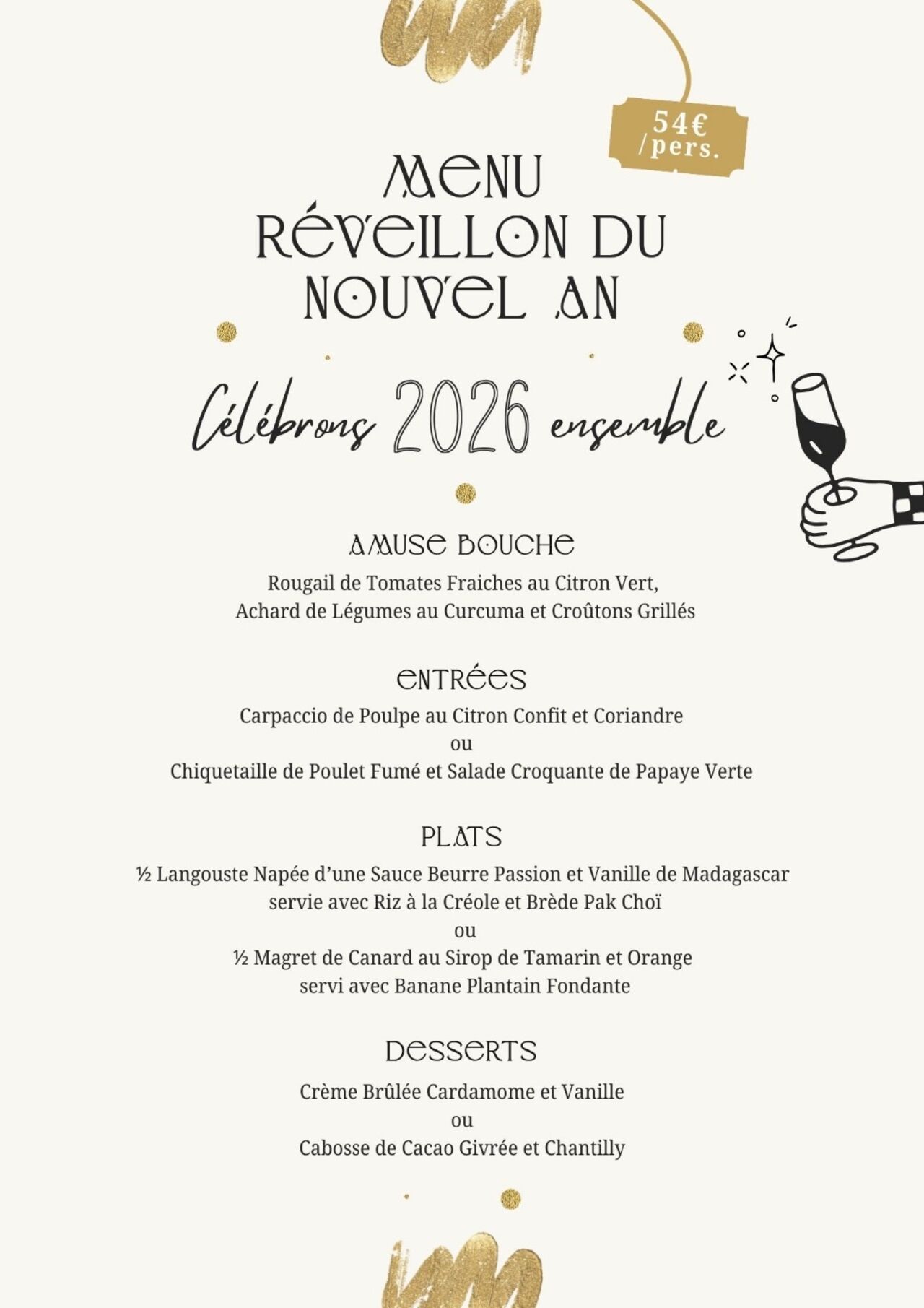 Célébrons l’année 2026 ensemble !