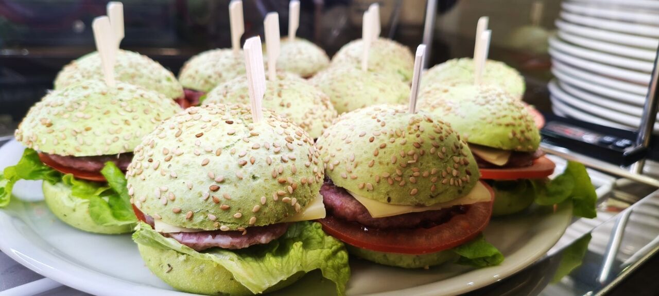 Hamburguesa verde