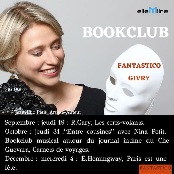 Le bookclub fait sa rentrée : 3 dates à retenir en Sept., Oct. et Déc. 2024 !