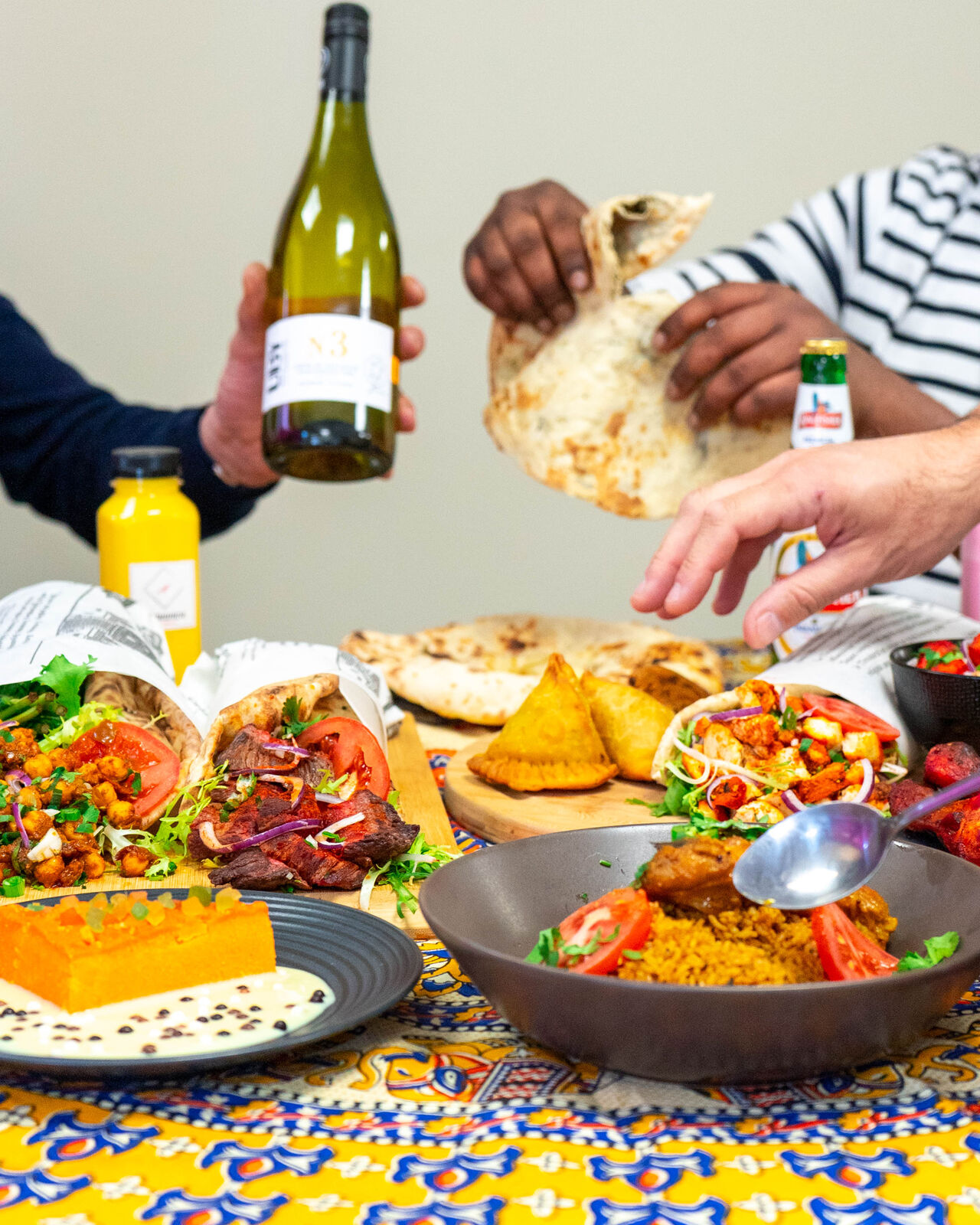 dégustation de plats indien 