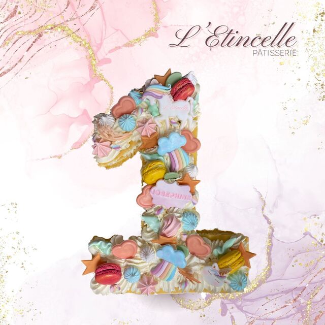 Number Cake Licorne