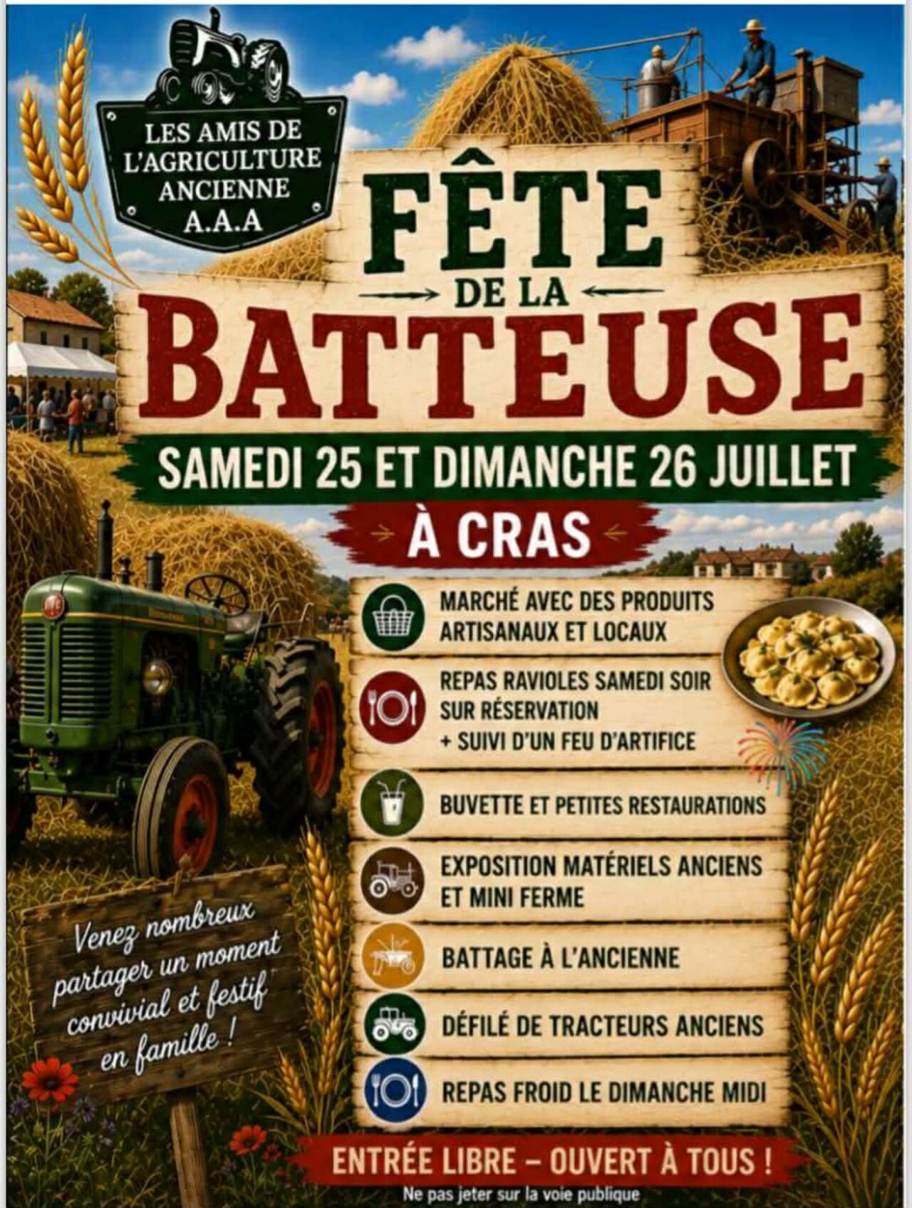 Fête de la Batteuse ! 🐌💛