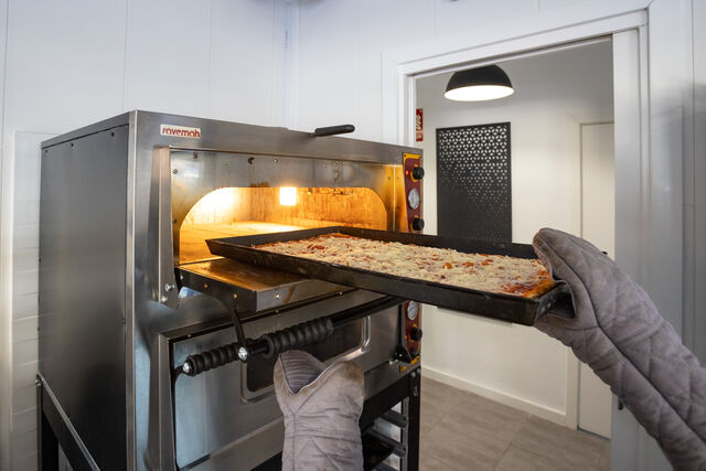 Segunda cocción con mozzarella