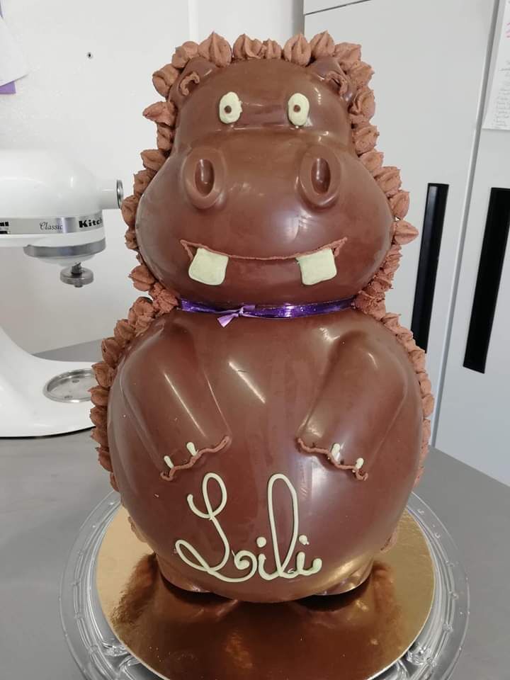 Moulage chocolat lait et ganache