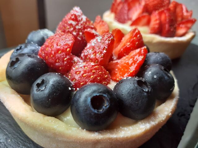 Crostatine con frutti di bosco