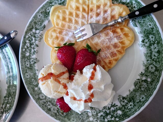 Waffeln zum Abschluss