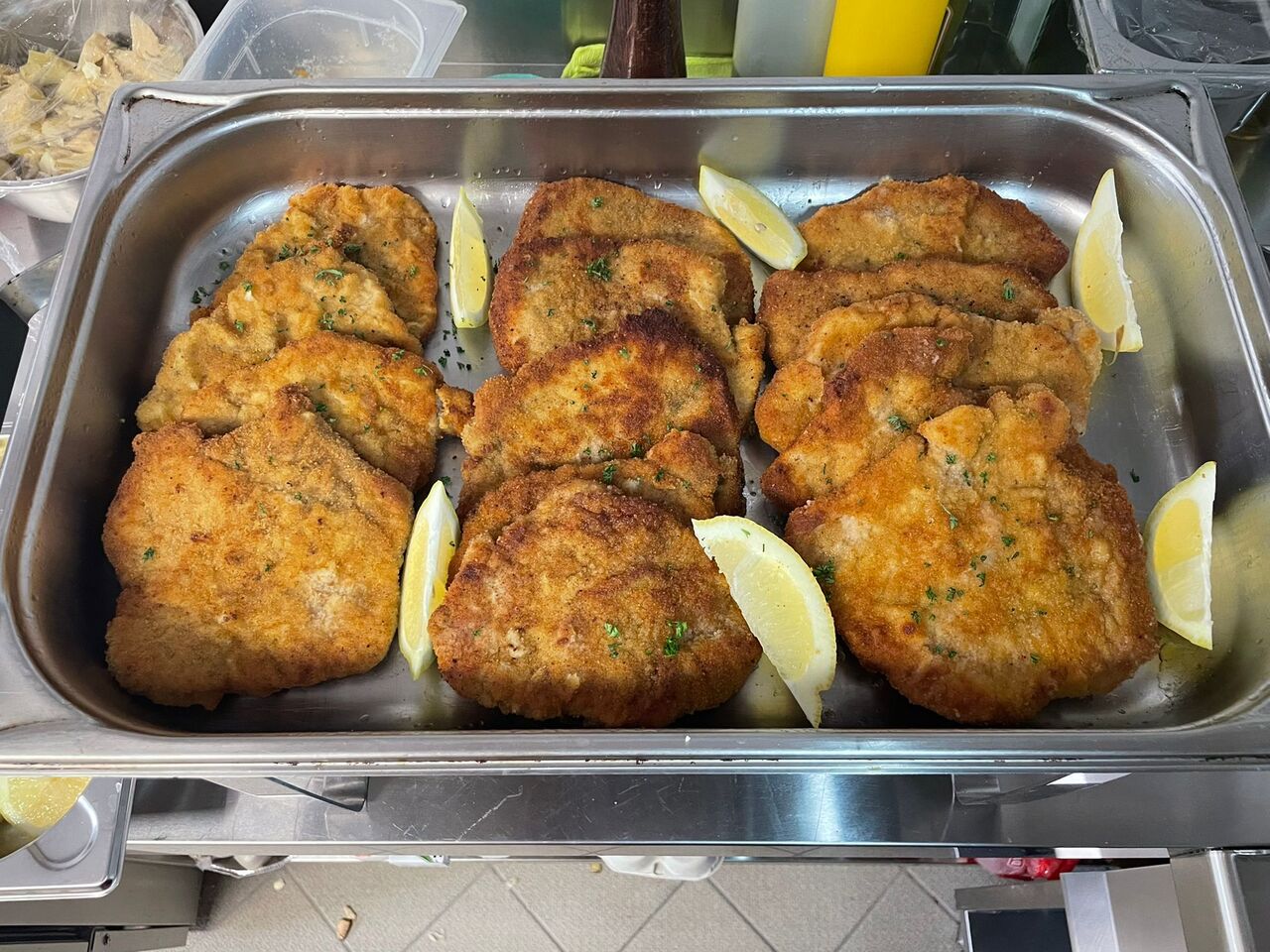 Catering Kalbsschnitzel