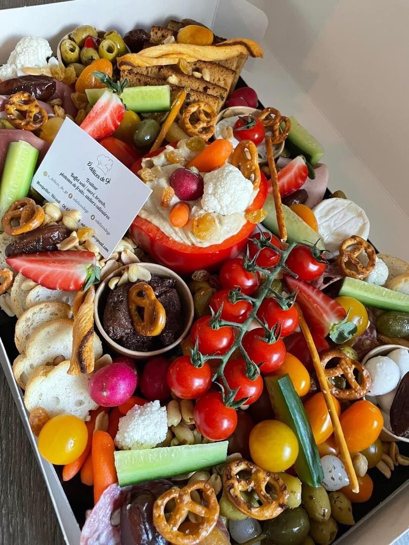 Grazing plater salé