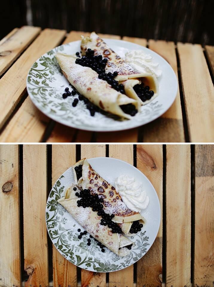 Naleśniki z jagodami