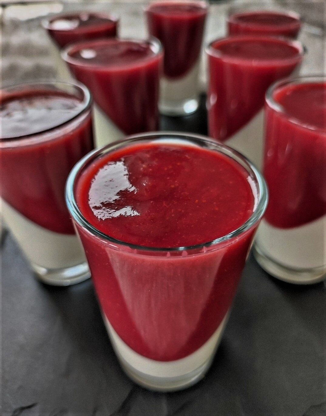 La panna cotta infusé à la vanille