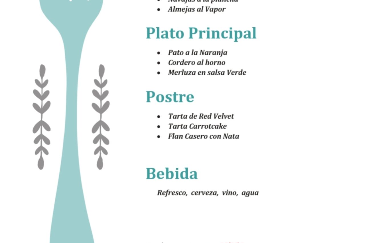 Menú Año Nuevo '19