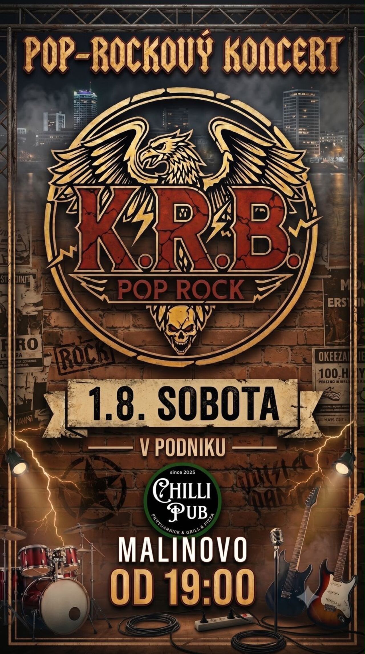 ŽIVÁ HUDBA 1.8.2026