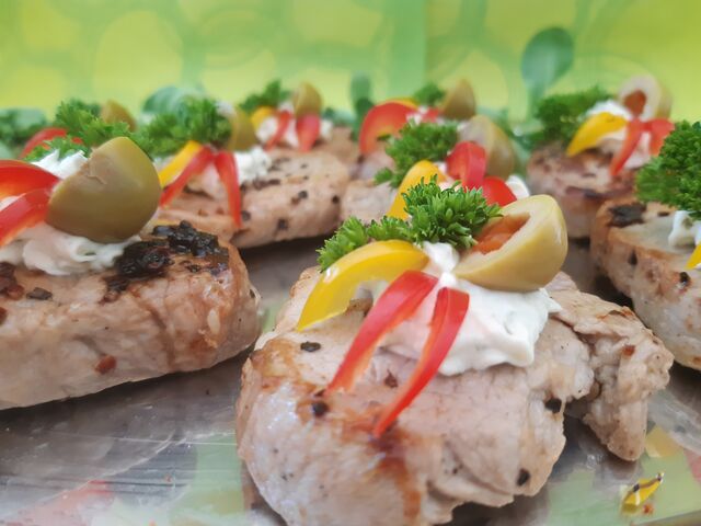 Finger-Food Schweinemedailon