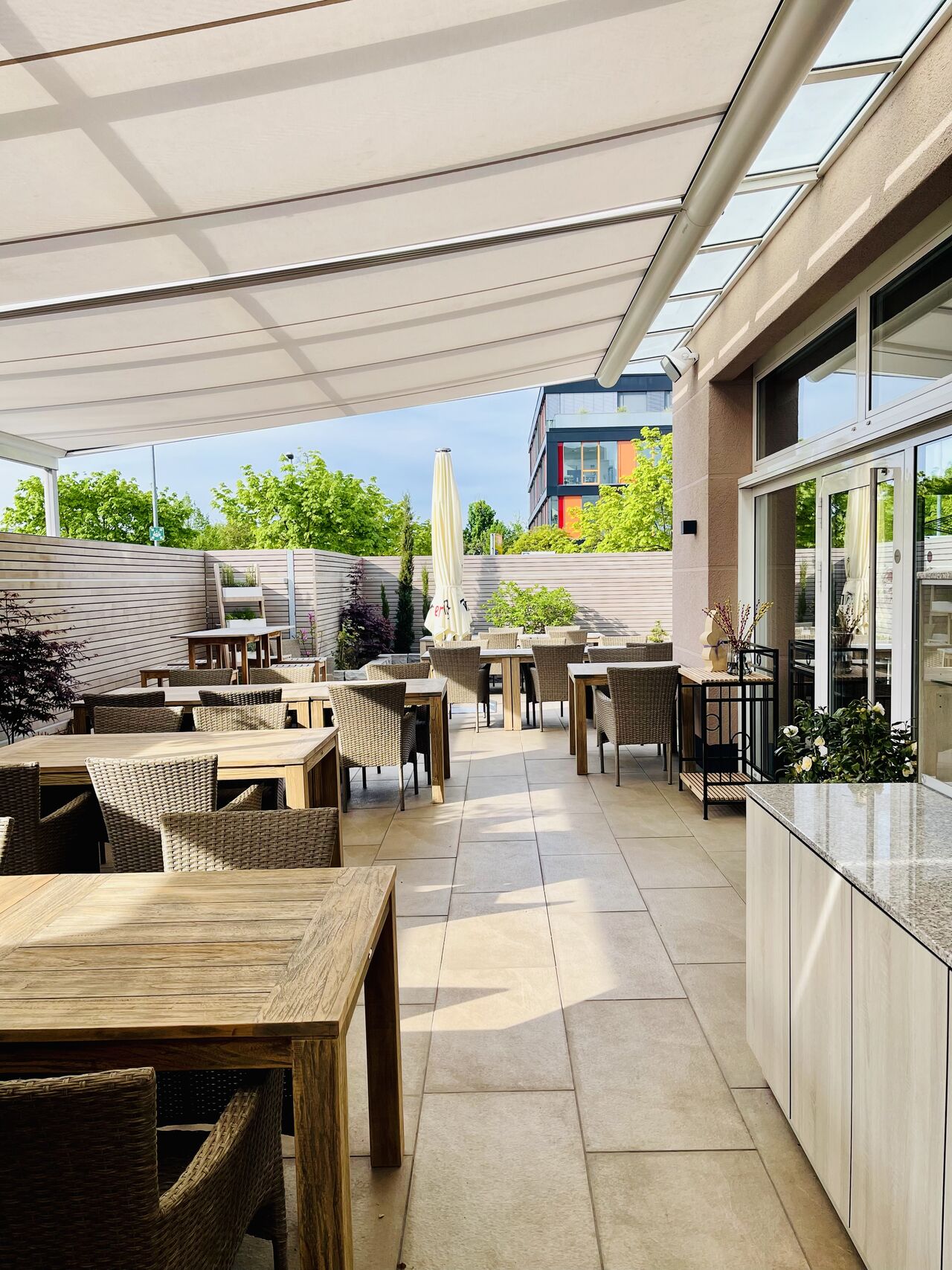 Die neue Außenterrasse des Johann‘s