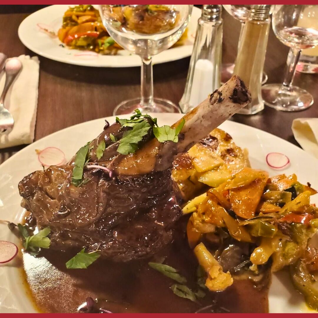 19 € Souris d'agneau confite 5h !