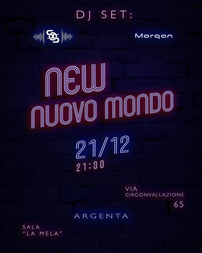 Locandina di Sabato 21 Dicembre 2019