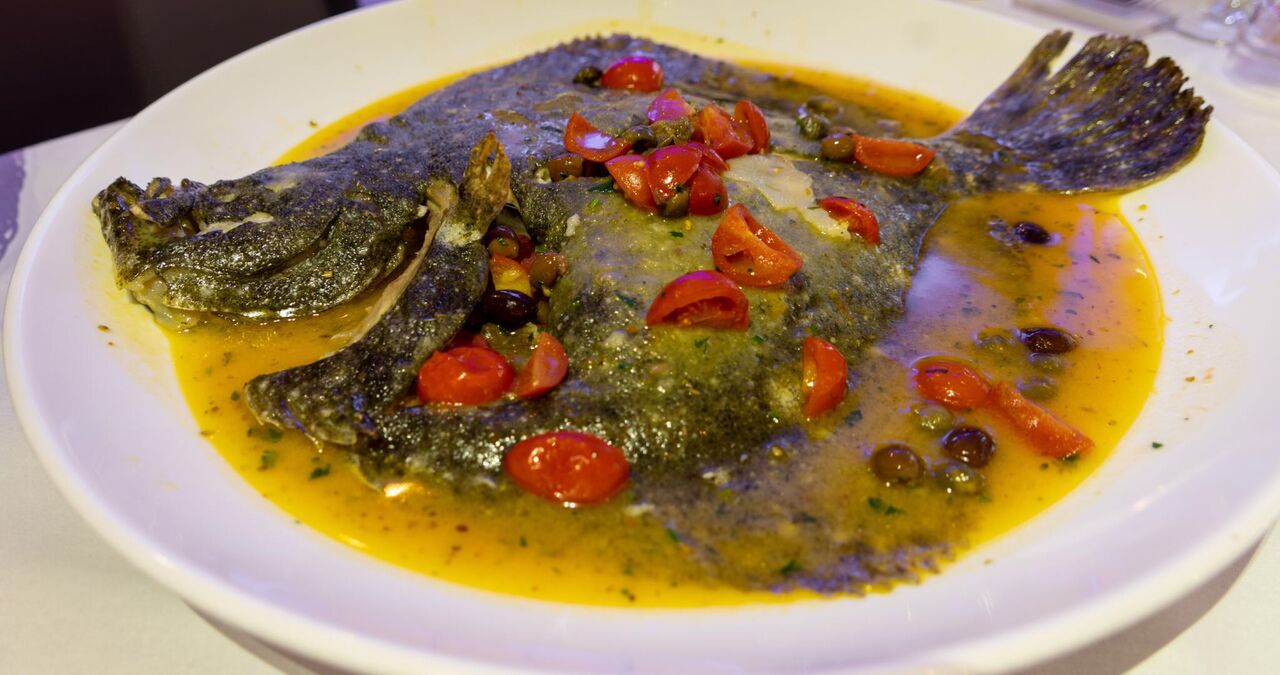 Rombo alla mediterranea 