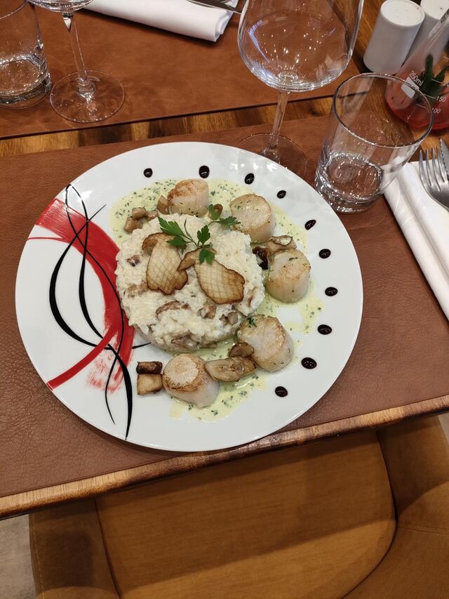 St Jacques et cèpes 