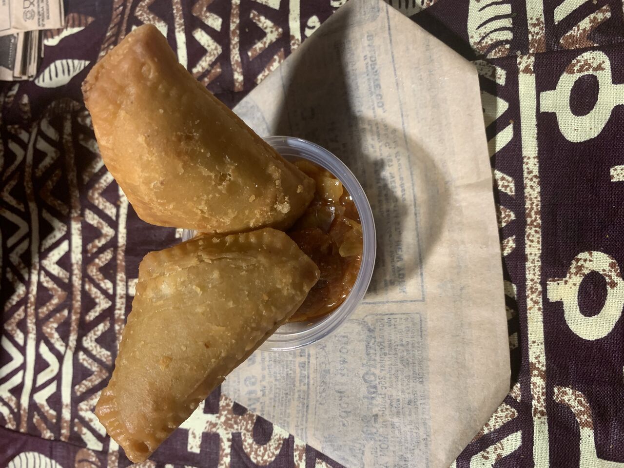 PASTELS AU THON AVEC LA SAUCE