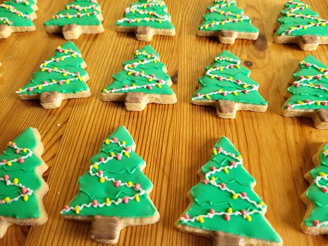 biscuit sablé sapin de noel