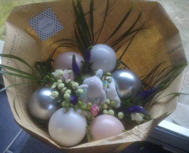 bouquet doudou pour l'arrivée de bébé