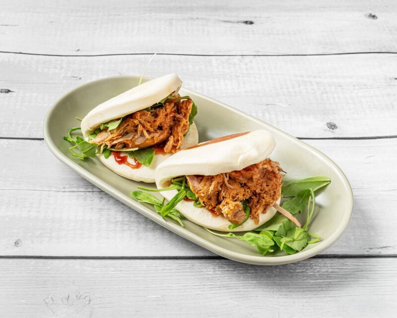Bao de pulled pork