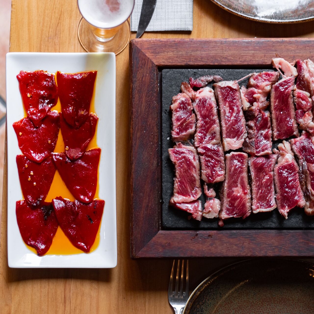 Detalle Pimientos del piquillo confitados