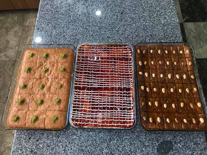 Şerbetli ve sütlü tatlı çeşitleri