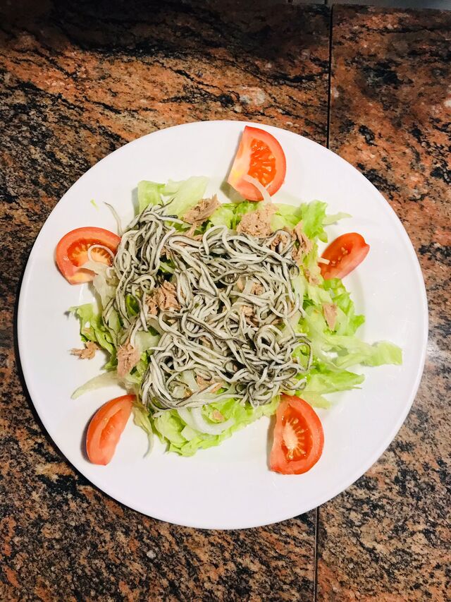 Ensalada templada de Gulas