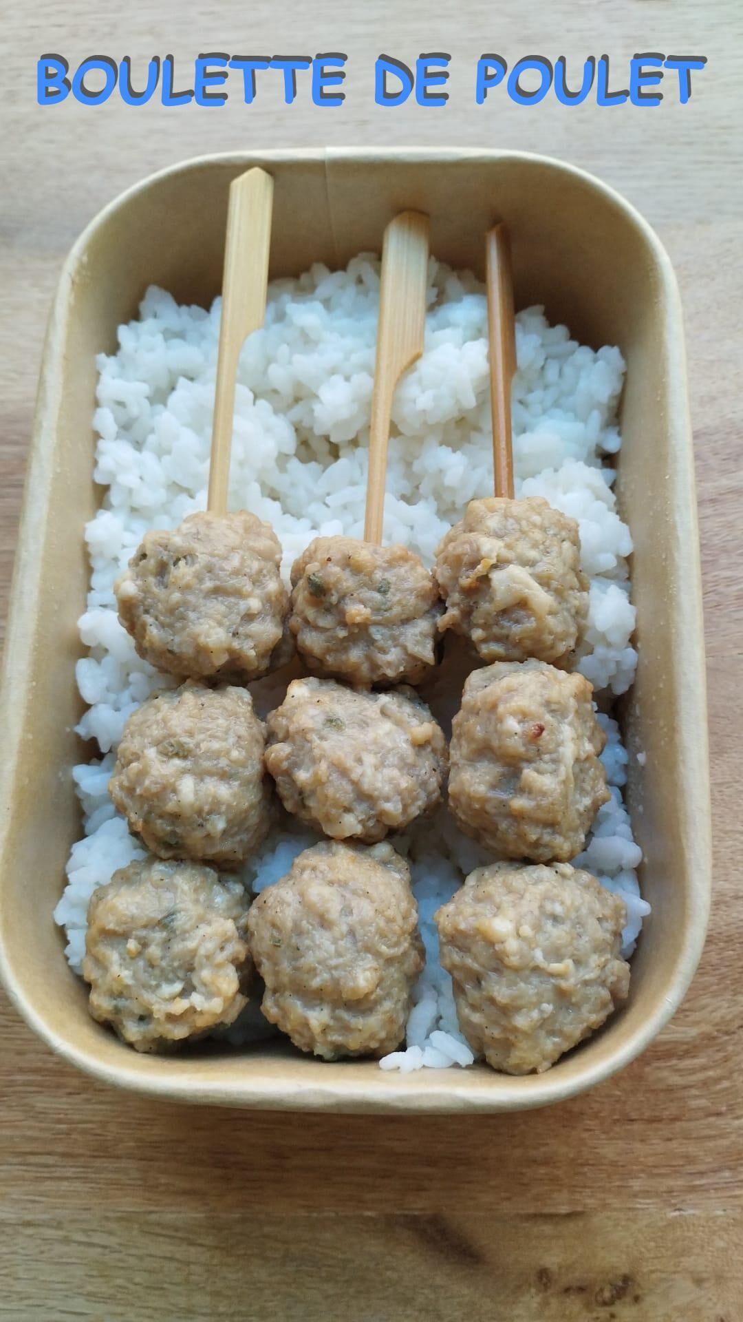 BOULETTE de poulet x 3