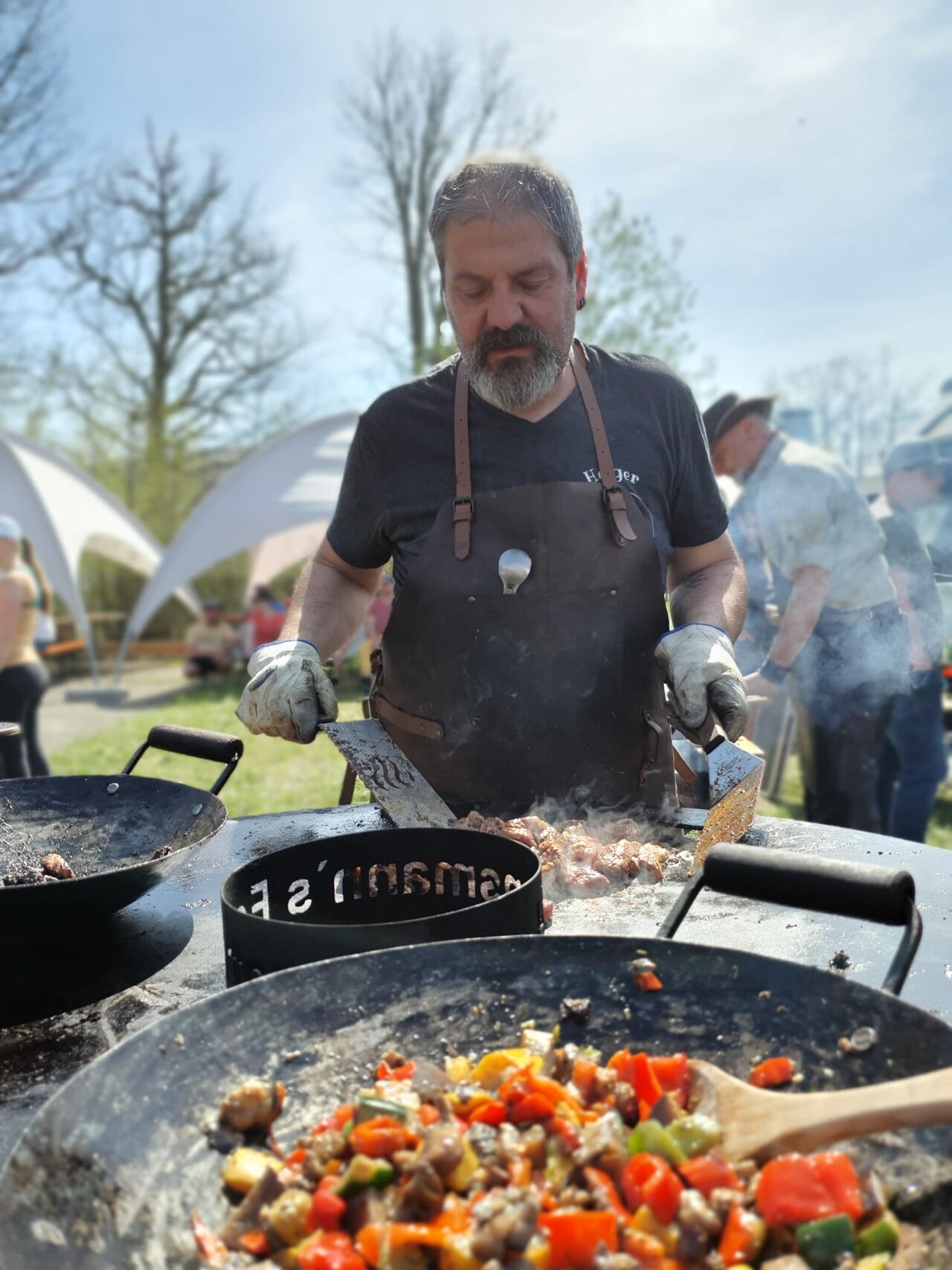 Der Chef bei der Arbeit