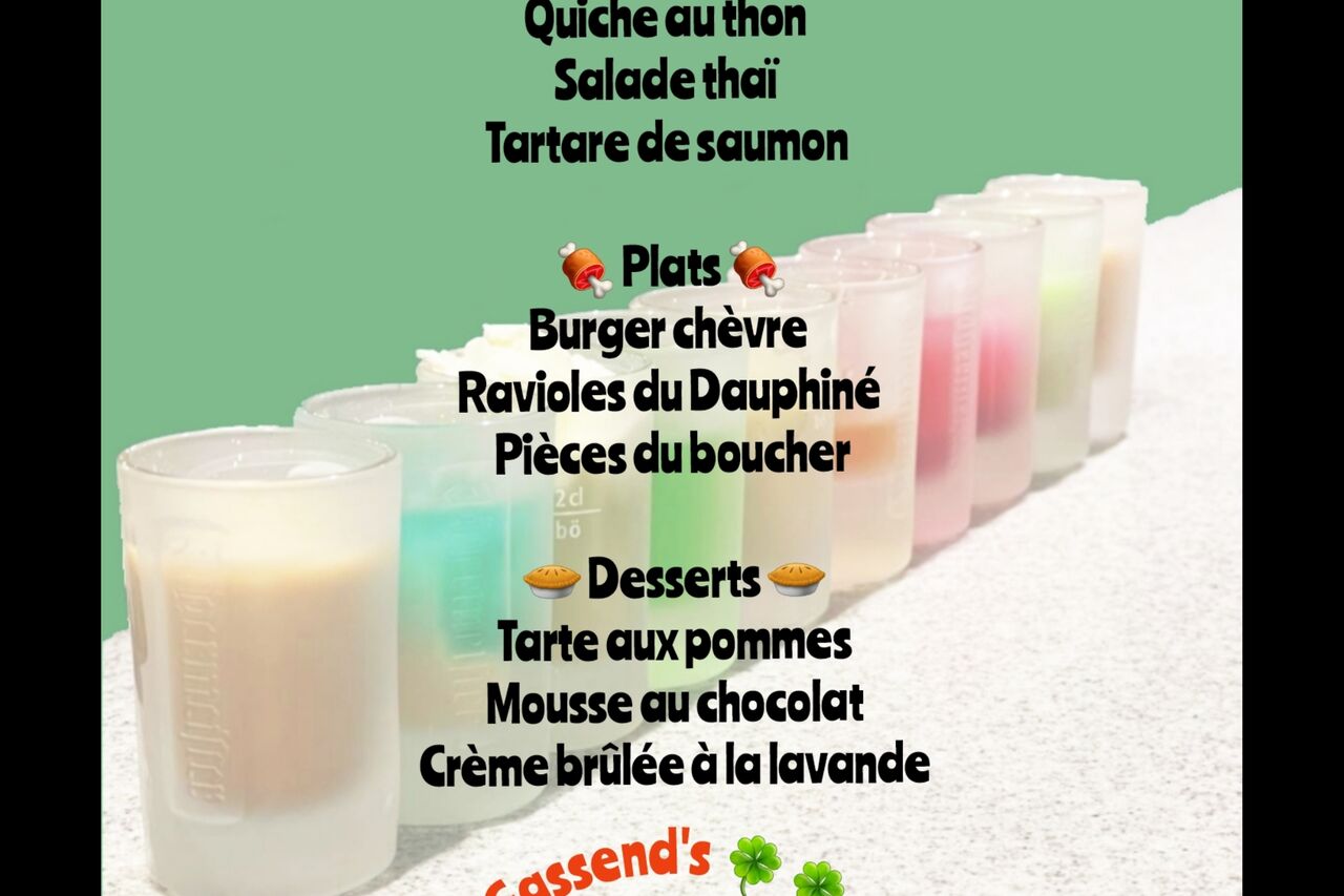 Ardoise du 25/04 au 29/04/2022