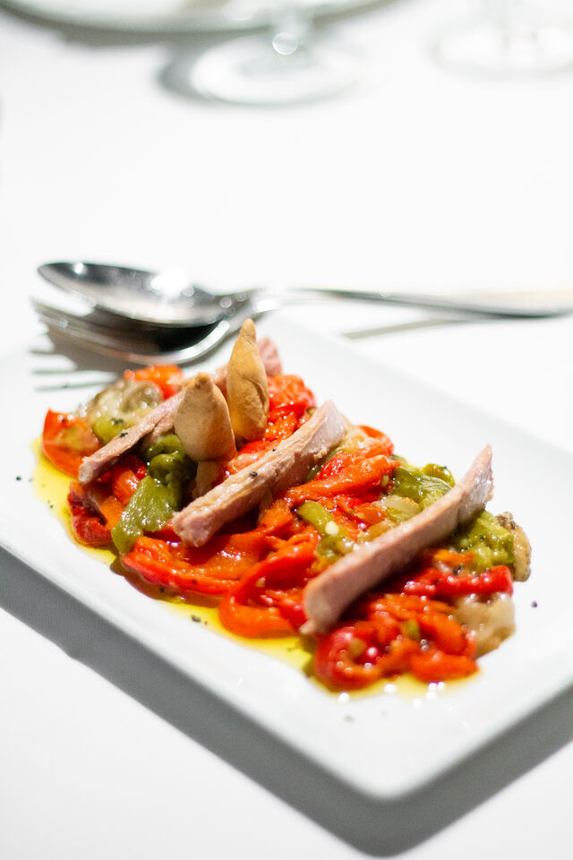 Escalibada con ventresca