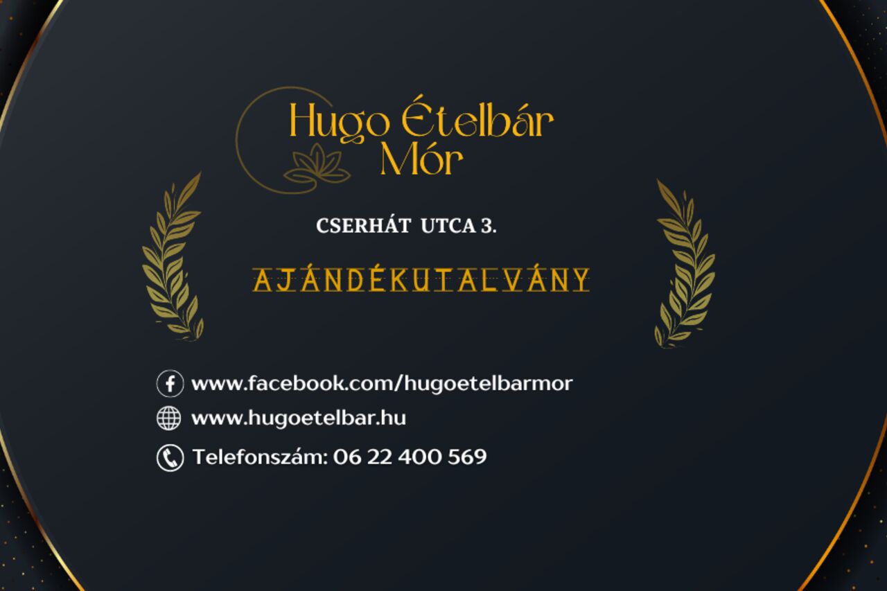 Éttermi ajándékutalvány